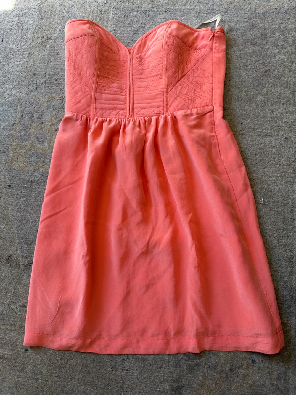 Twelfth Street by Cynthia Vincent Coral Strapless Dress